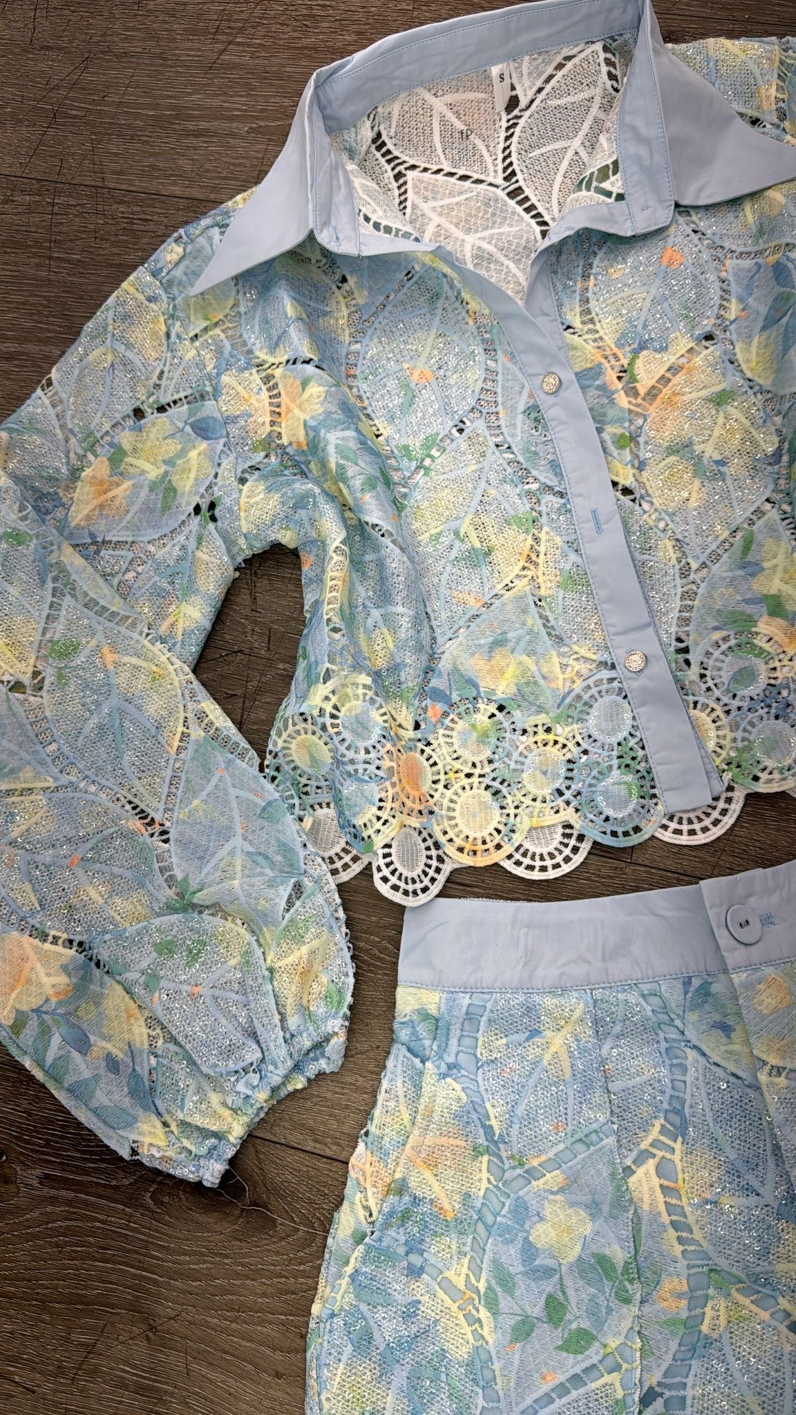 SPARKLING LEAVES SET
