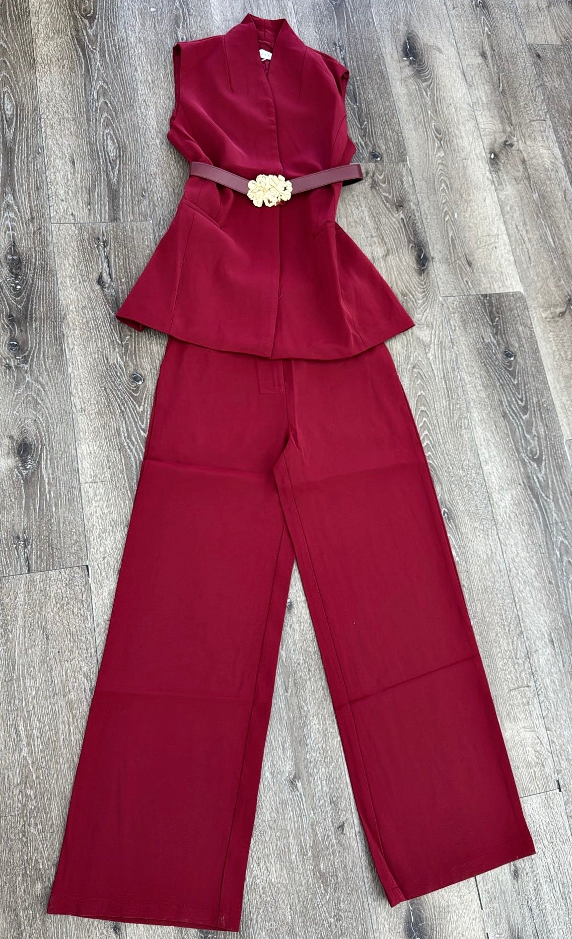 Burgundy Bossy Women Set