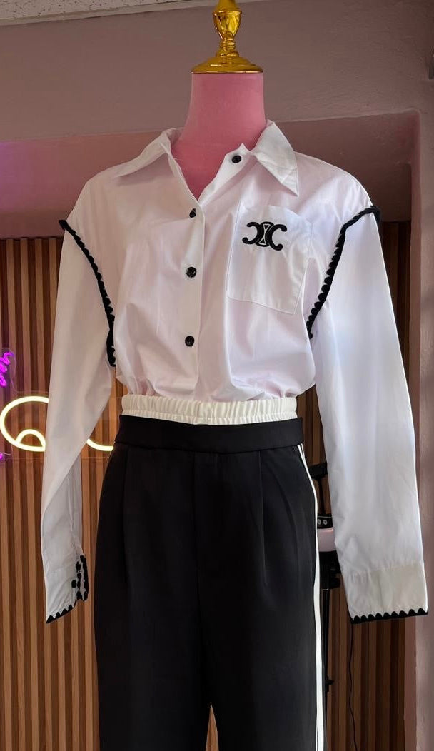 Celine Inspired Classic Top