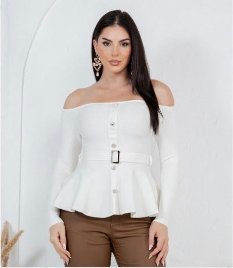 White Cardigan