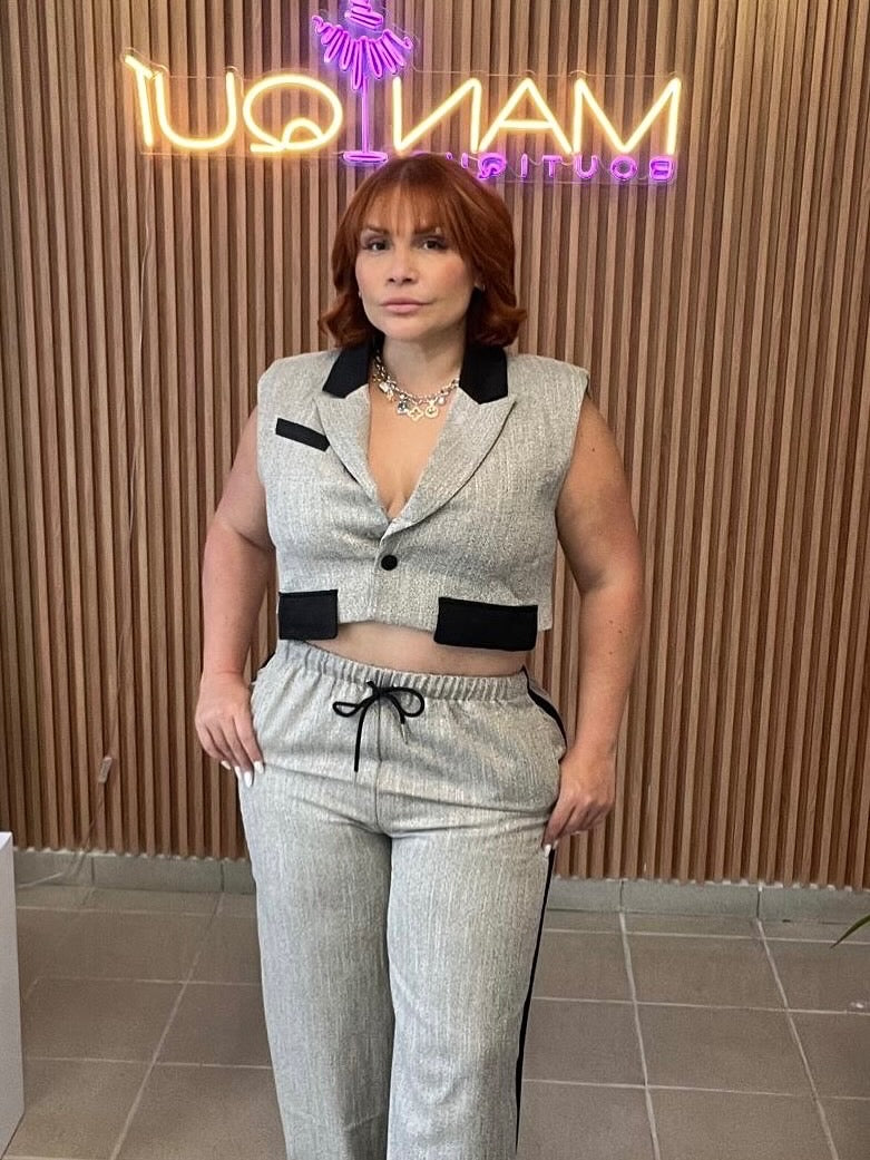 Bossy Set In Gray