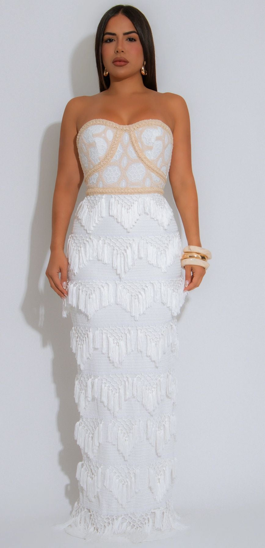 Macrame Maxi Dress