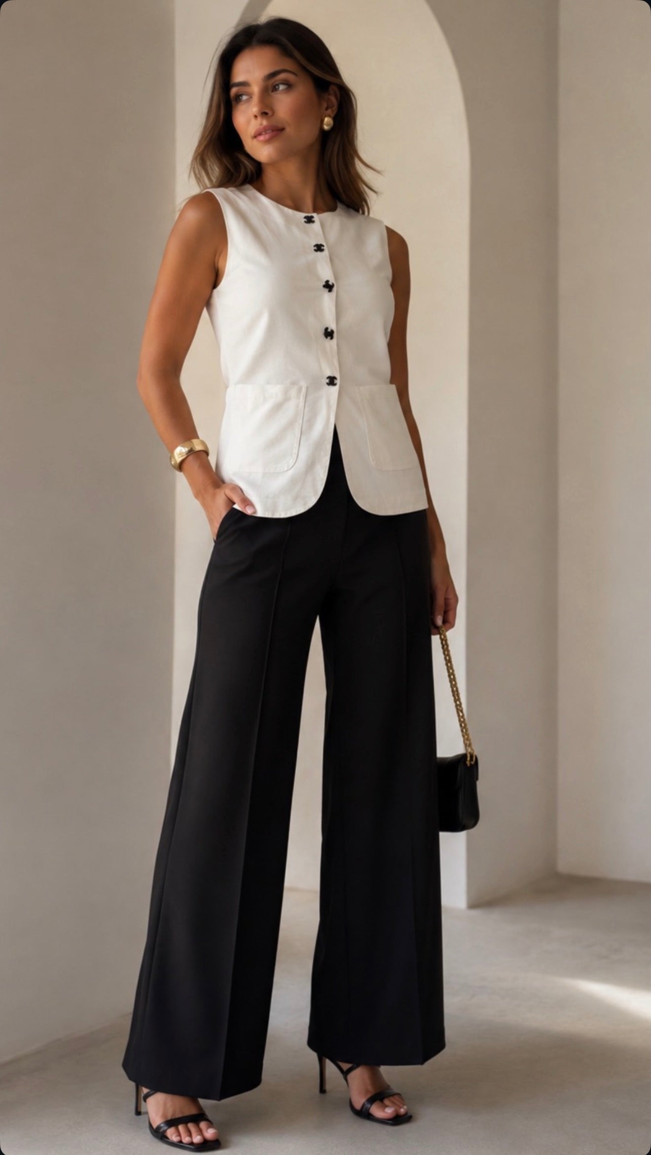 Chanel Inspired Luxury Top