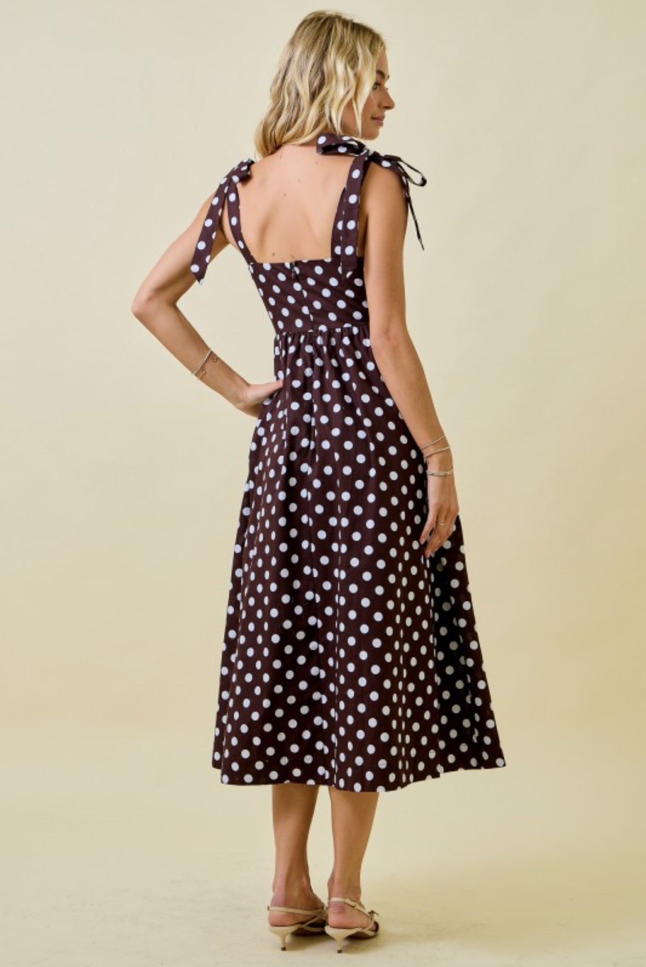 Polka Dots Midi Dress