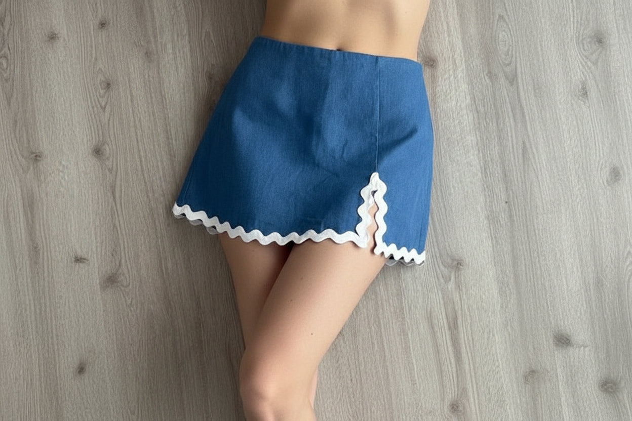 Denim Skort