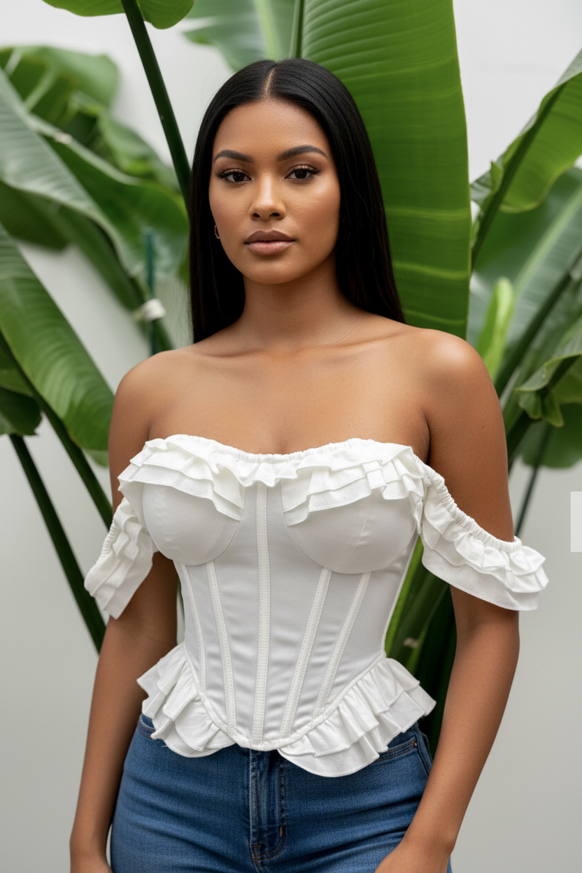 Pretty Lady White Corset