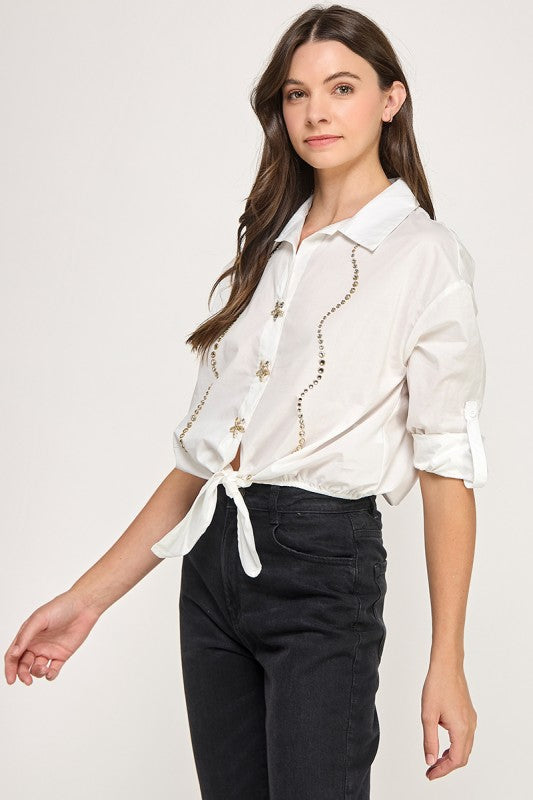 Bright and shine top