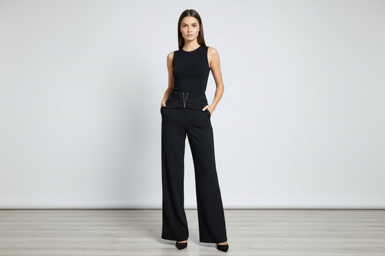 VALENTINE BLACK PALAZZO