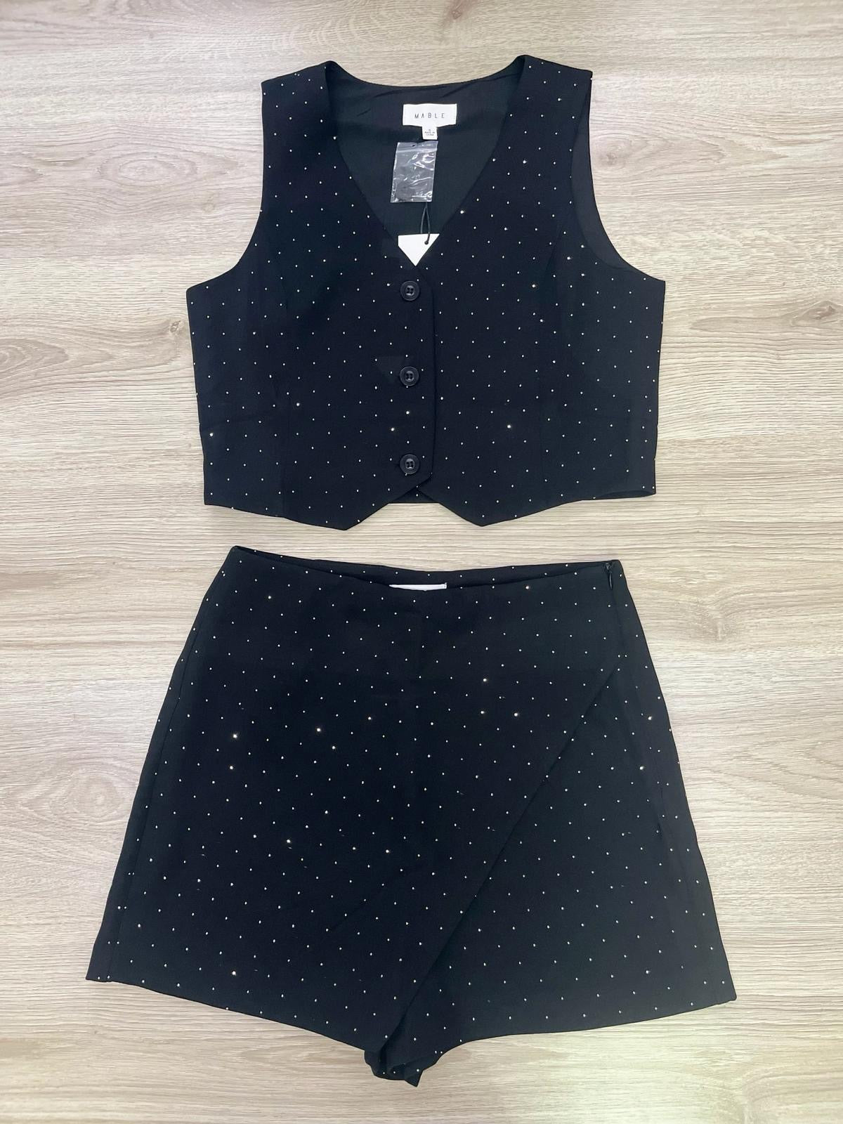 SPARKLING BLACK SET