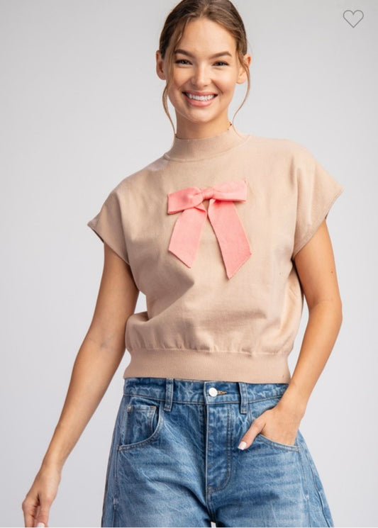 BOW CHIC SWEATER