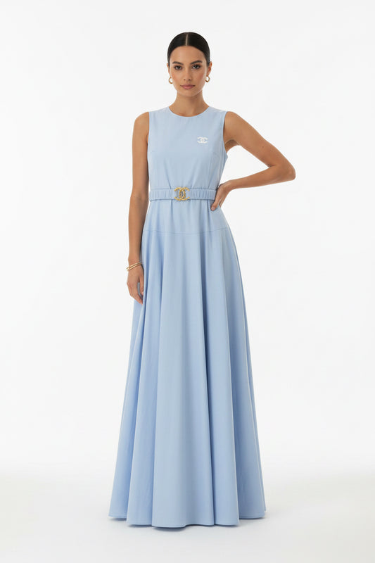 Pretty Lady Chanel Inspo Maxi Dress