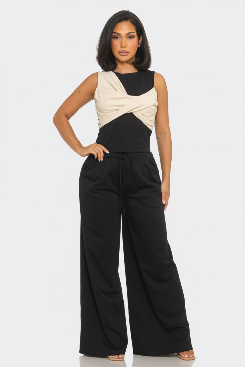 COLOR BLOCK BLACK SET