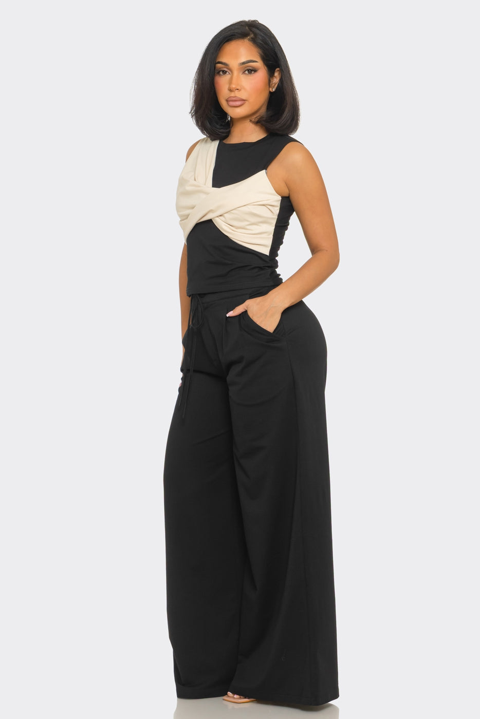 COLOR BLOCK BLACK SET