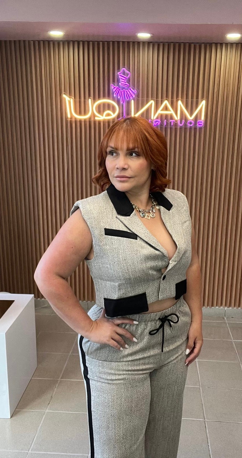 Bossy Set In Gray