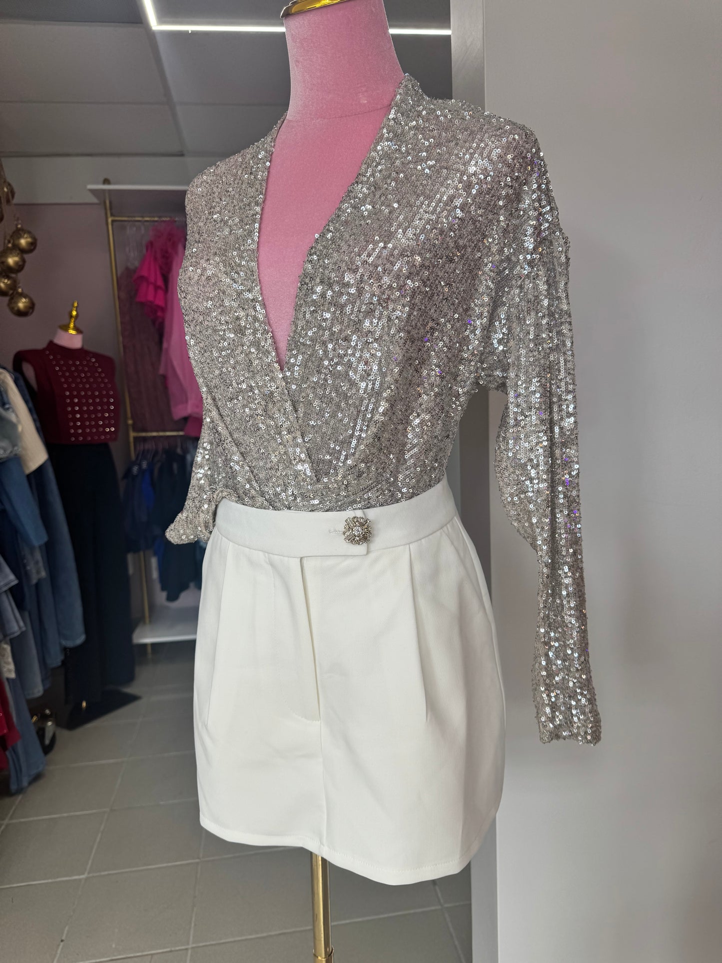 Beautiful White Skort