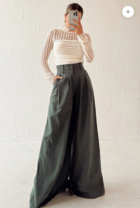 Olive Green Aladdin Pant