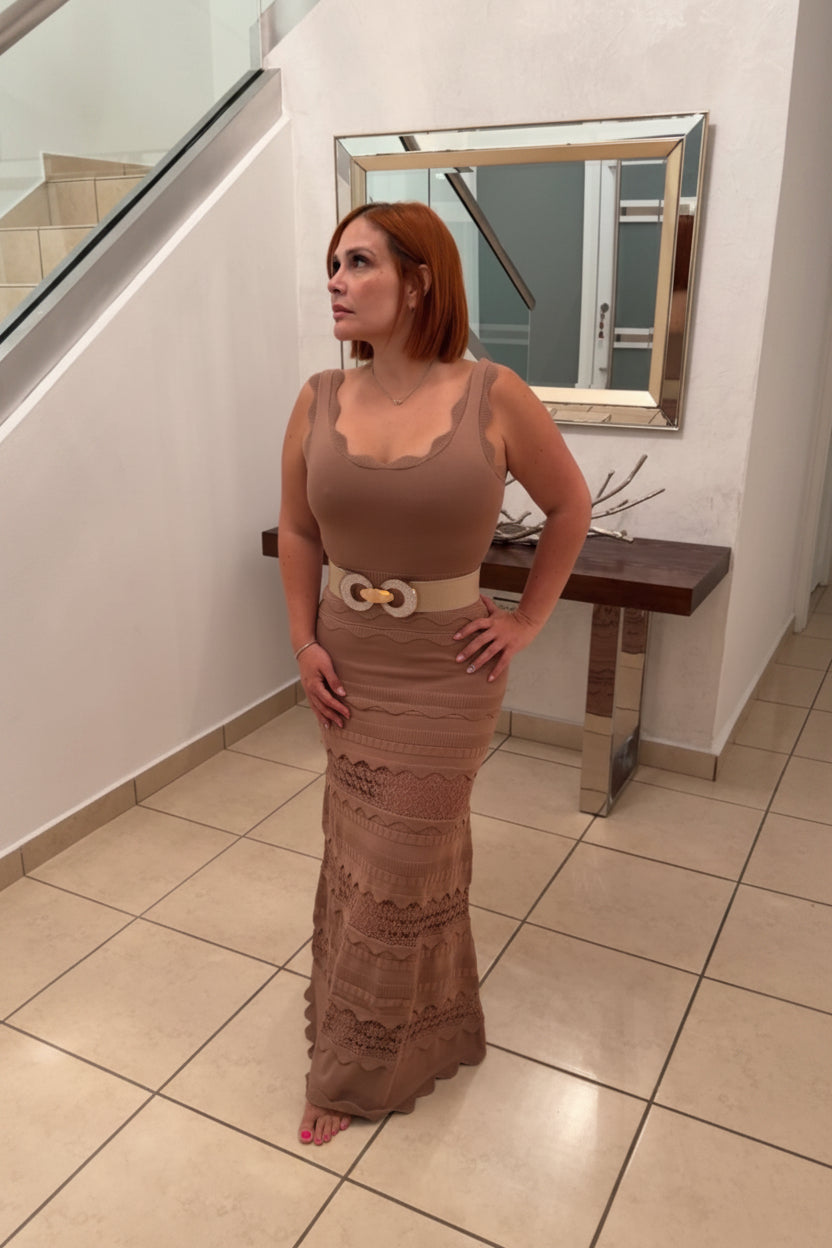 Beautiful Crochet Maxi Dress
