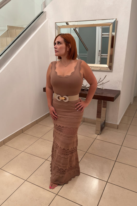 Beautiful Crochet Maxi Dress