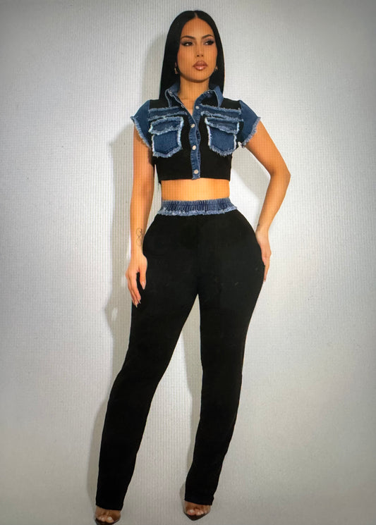CHARLOTTES'S DENIM SET