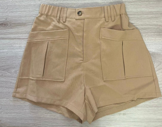 CREAM CARGO SHORT