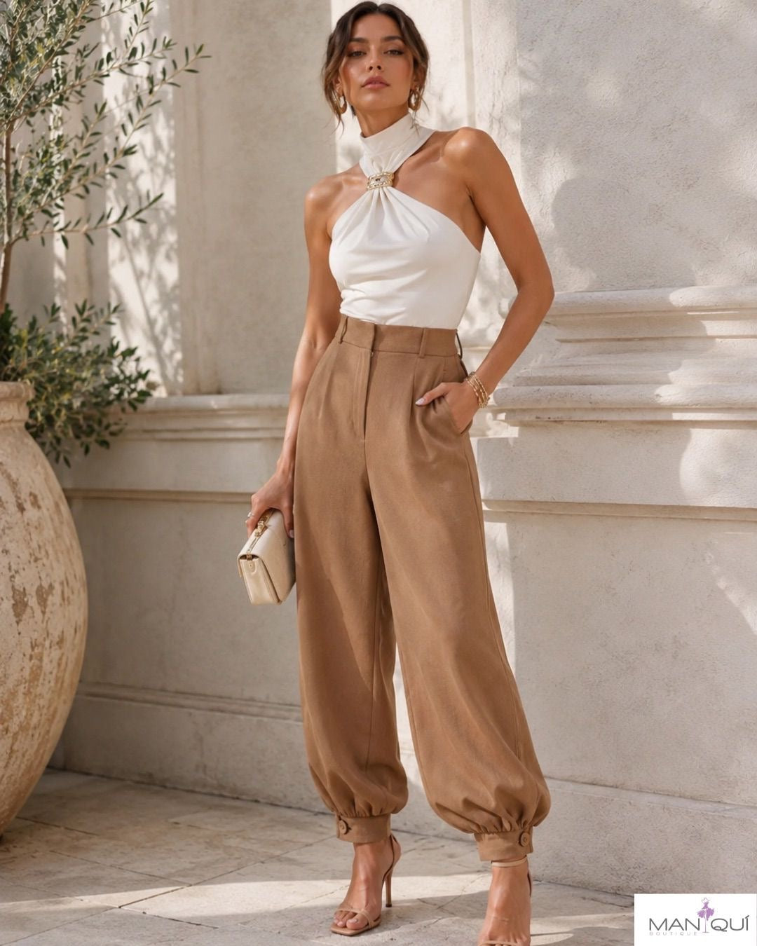 Macaron Silky Pant