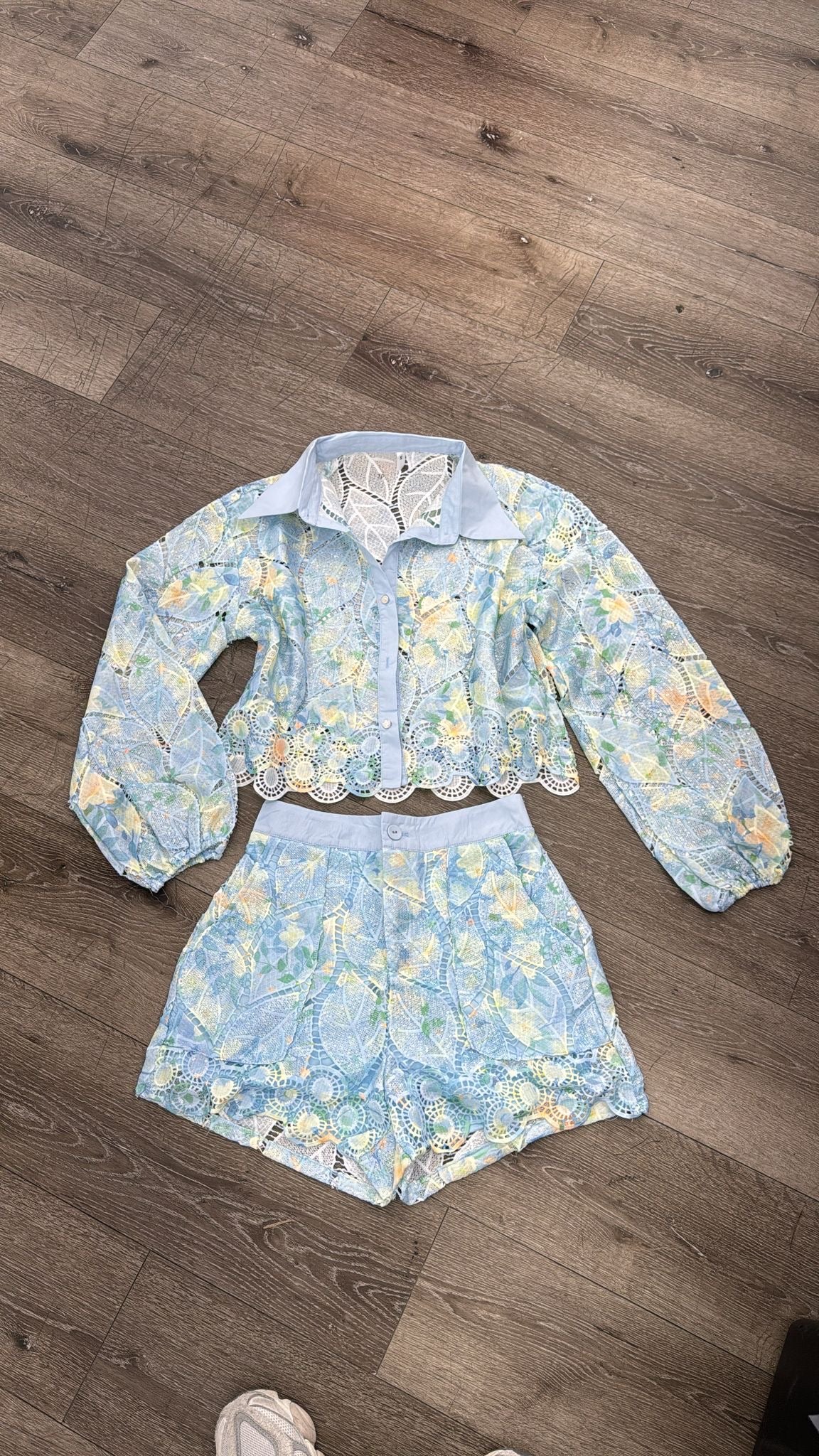 SPARKLING LEAVES SET