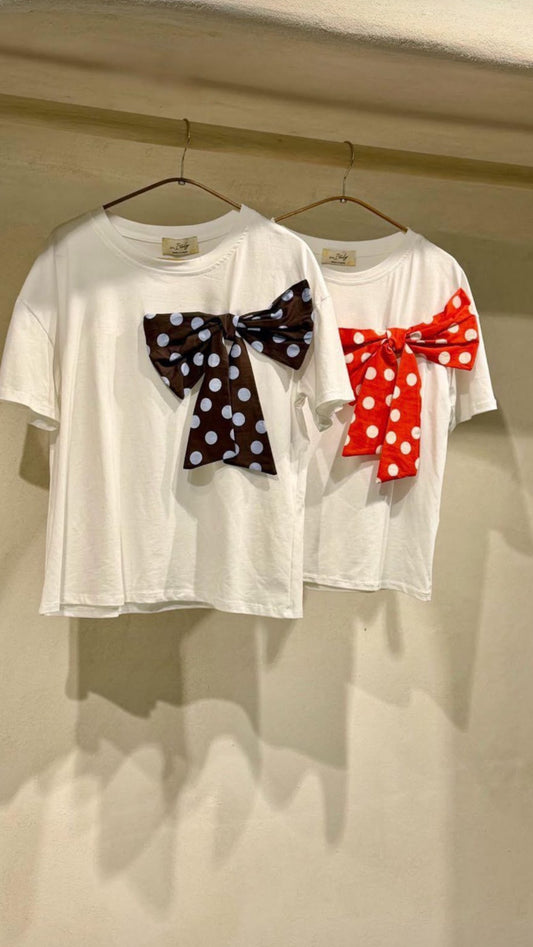 Chic Dots Bows Top