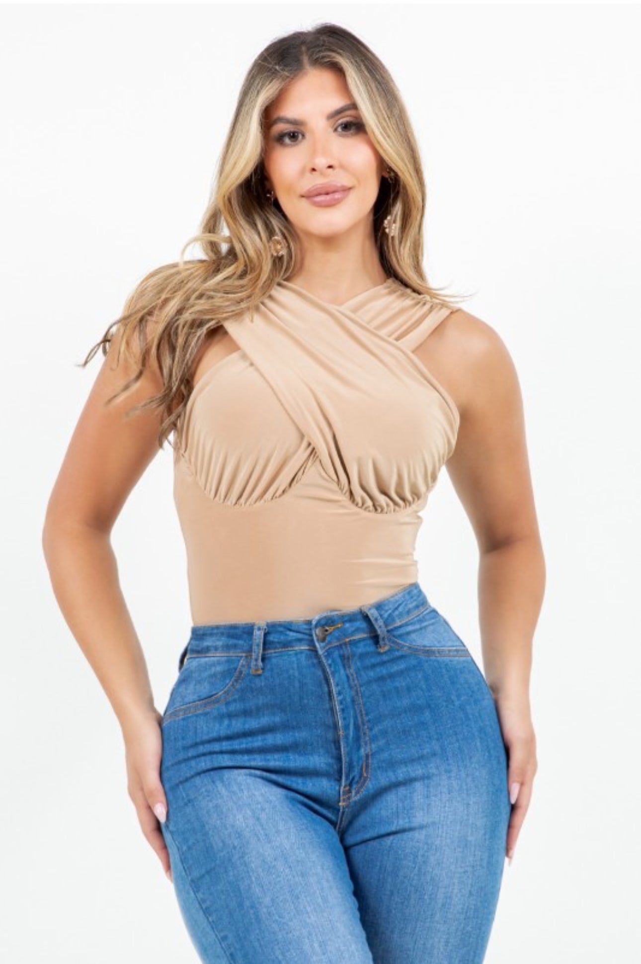 Wrap Lining White Bodysuit