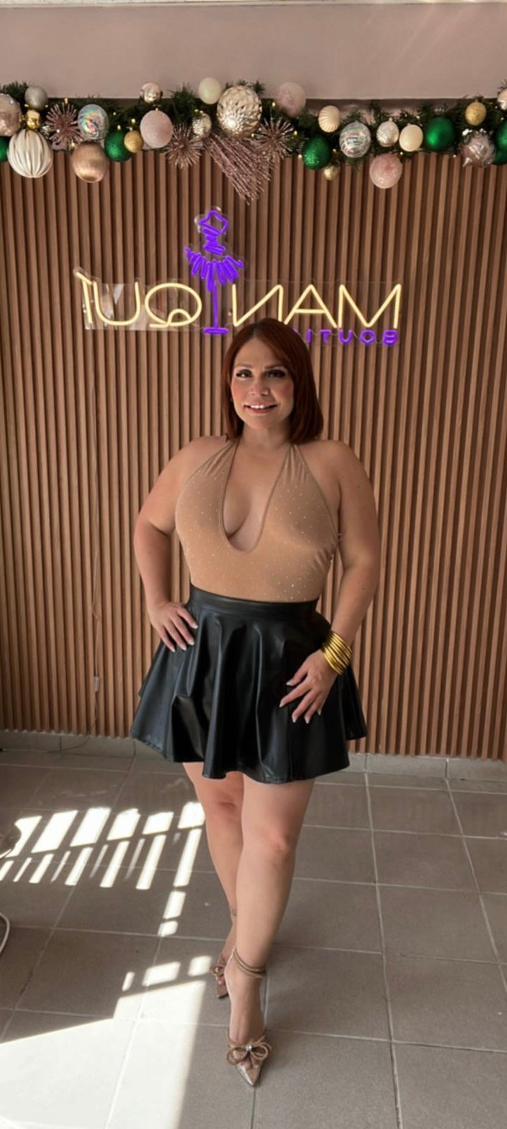 Basic Bright Nude Bodysuit