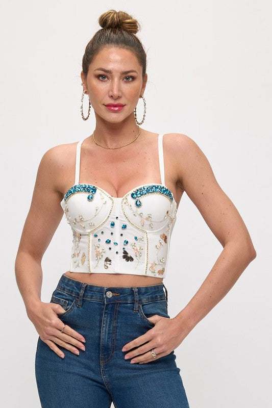 Romantic Corset Crop Top