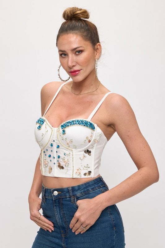 Romantic Corset Crop Top