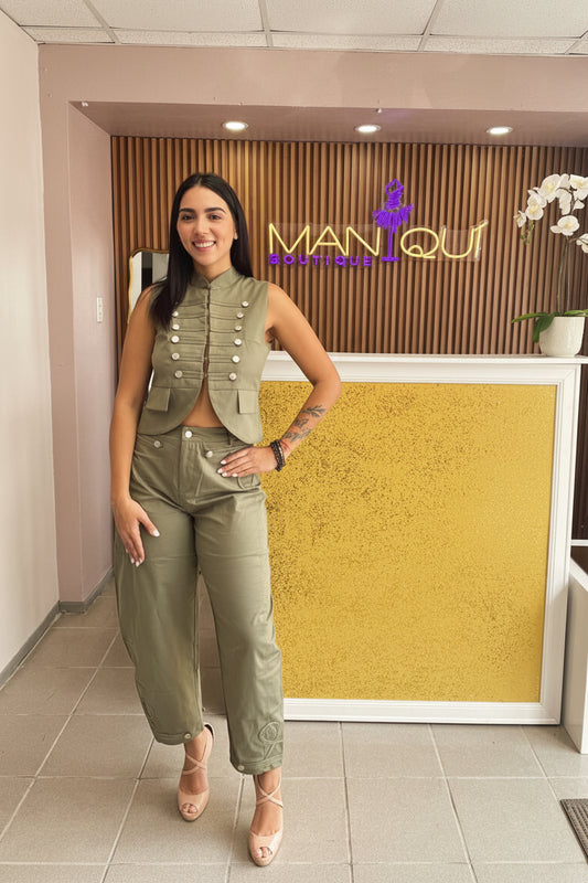 Bozart Olive Green Set