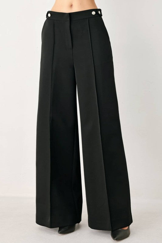 Black Woven Pant