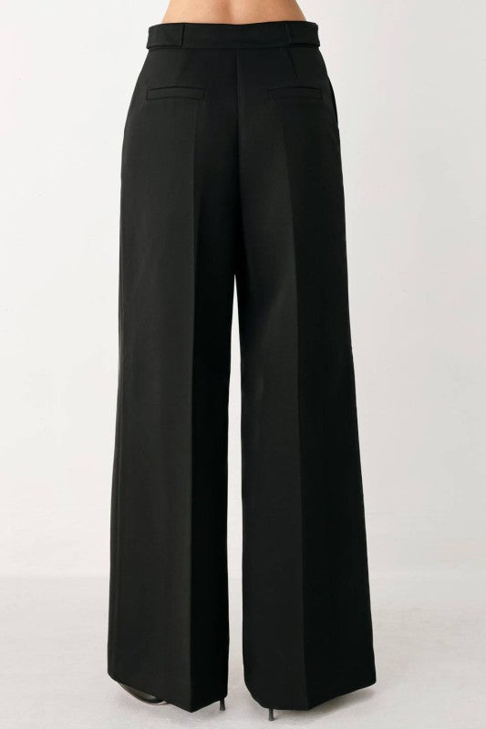 Black Woven Pant