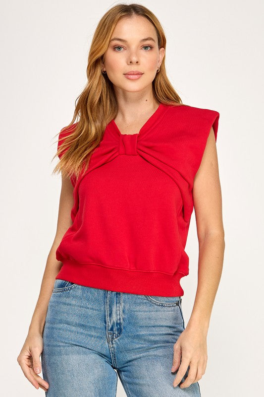 Bow Knit Top