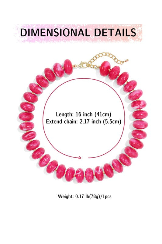 Colorful Layered Beaded Necklace