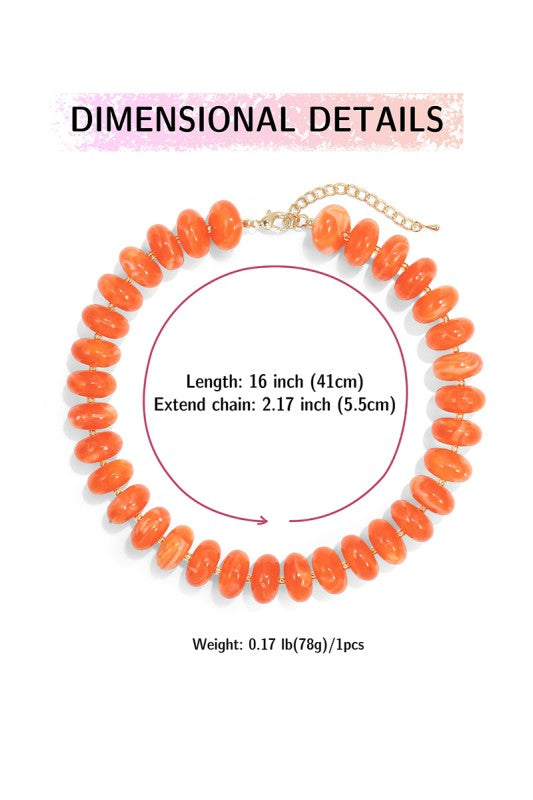 Colorful Layered Beaded Necklace
